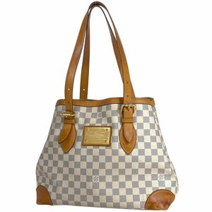 ルイ・ヴィトン Louis Vuitton ハムステッド MM ショルダーバッグ トートバッグ ダミエアズール ホワイト N51206 レディース 【中古】