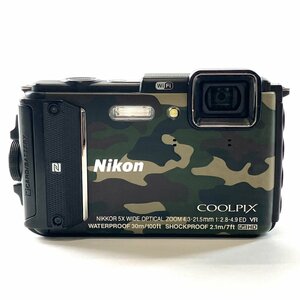 ニコン Nikon COOLPIX AW130 カムフラージュグリーン コンパクトデジタルカメラ 【中古】