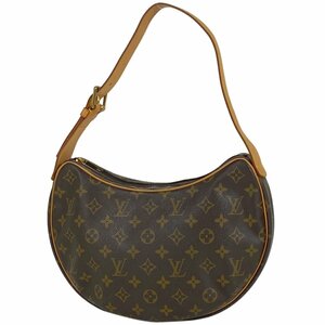 ルイ・ヴィトン Louis Vuitton クロワッサン MM ワンショルダー 肩掛け ショルダーバッグ モノグラム ブラウン M51512 レディース 【中古】