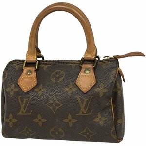 ルイ・ヴィトン Louis Vuitton ミニ スピーディ ミニボストン ハンドバッグ ハンドバッグ モノグラム ブラウン M41534 レディース 【中古】