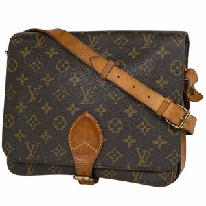 ルイ・ヴィトン Louis Vuitton カルトシエール 斜め掛け ショルダーバッグ モノグラム ブラウン M51252 レディース 【中古】