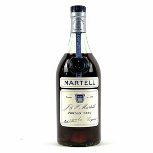  Martell MARTELLkoru Don blue old bottle white label green bottle 700ml brandy cognac [ old sake ]