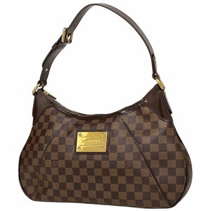 ルイ・ヴィトン Louis Vuitton テムズ GM ワンショルダー 肩掛け ショルダーバッグ ダミエ ブラウン N48181 レディース 【中古】