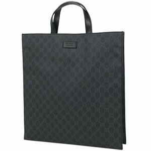 グッチ GUCCI GG柄 トートバッグ 2WAY ショルダーバッグ GGスプリーム トートバッグ ブラック 495559 レディース 【中古】