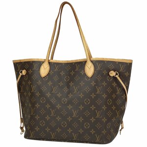 ルイ・ヴィトン Louis Vuitton ネヴァーフル MM ショルダーバッグ ショッピング トートバッグ モノグラム ブラウン M40156 レディース 中古