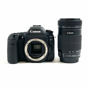 キヤノン Canon EOS 80D + EF-S 55-250mm F4-5.6 IS STM 【中古】