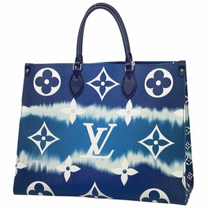 ルイ・ヴィトン Louis Vuitton オンザゴー GM LVエスカル 2WAY ショルダーバッグ ハンドバッグ タイダイ トートバッグ M45120 レディー中古