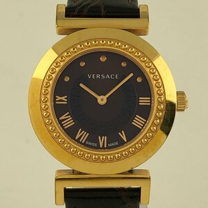 [ junk ] Versace VERSACEvaniti wristwatch quartz [ used ]