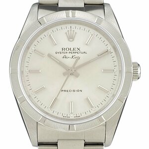 ロレックス ROLEX エアキング 14010 腕時計 SS 自動巻き シルバー ボーイズ 【中古】