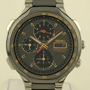 【ジャンク品】 セイコー SEIKO スピードマスター クロノグラフ デイデイト 腕時計 クォーツ 【中古】