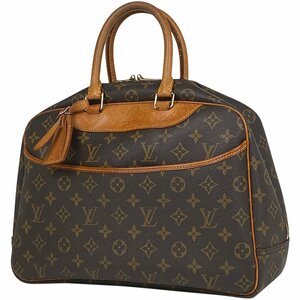 ルイ・ヴィトン Louis Vuitton ドーヴィル 手提げ ボーリングヴァニティ ハンドバッグ モノグラム ブラウン M47270 レディース 【中古】