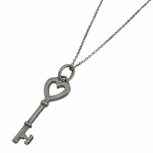 ティファニー TIFFANY&Co. ハート キー ネックレス 鍵 ネックレス シルバー925 シルバー レディース 【中古】