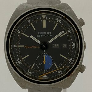 【ジャンク品】セイコー SEIKO 5スポーツ スピードタイマー デイデイト 腕時計 自動巻き 【中古】