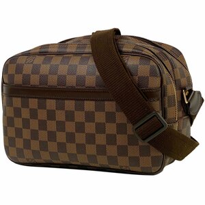 ルイ・ヴィトン Louis Vuitton リポーター PM 斜め掛け スペシャルオーダー ショルダーバッグ ダミエ ブラウン N45253 レディース 【中古】