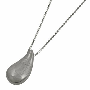  Tiffany TIFFANY&Co. Teardrop necklace L sa Pele ti necklace silver 925 silver lady's [ used ]