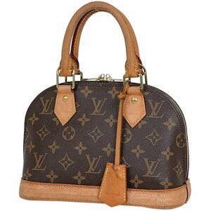 【在庫一掃】 ルイ・ヴィトン Louis Vuitton アルマ BB ショルダーバッグ 2WAY モノグラム ブラウン M53152 ICチップ入り 中古