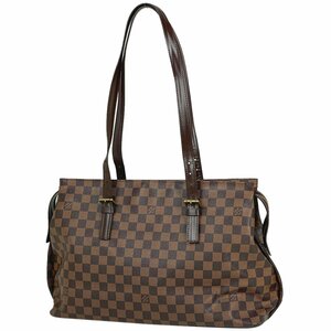 【在庫一掃】 【ジャンク品】ルイ・ヴィトン Louis Vuitton チェルシー トートバッグ トートバッグ ダミエ ブラウン N51119 【中古】