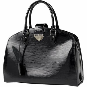 【在庫一掃】 ルイ・ヴィトン Louis Vuitton ポンヌフ GM エナメル ハンドバッグ エピ ノワールエレクトリック(ブラック) M59042 【中古】