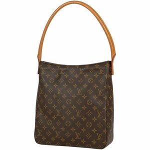 【在庫一掃】 ルイ・ヴィトン Louis Vuitton ルーピング GM ワンショルダー ショルダーバッグ モノグラム ブラウン M51145 【中古】