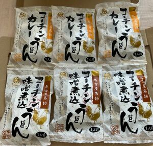 きしめん亭名古屋名物 コーチン味噌煮込・カレーうどん 各3袋