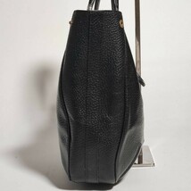 美品 ポールスミス トートバッグ 本革 シボ革 シュリンクレザー Paul Smith 黒 赤 ビジネス ブリーフケース メンズ 大容量 仕事 A4 肩掛け_画像5