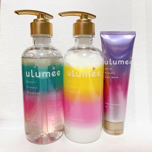 ulumee ウルミー モイストプロテイン シャンプー &トリートメント 480mLヘアマスク 100g