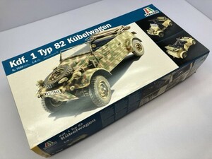 イタレリ 1/9 WW.II ドイツ軍 キューベルワーゲン Type82 IT7405 ※まとめて取引・同梱不可 [8-369]