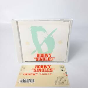 【帯付き】BOOWY SINGLES CT325370 CD