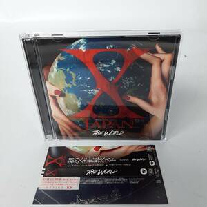 M1 【帯付き】X JAPAN / THE WORLD ～X JAPAN 初の全世界ベスト～ 見本盤 サンプル 非売品