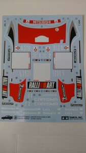 1／24 ランサーエボリューション6 WRC aデカールタミヤ製 