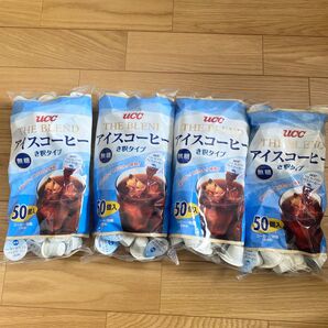 UCC ザ・ブレンド アイスコーヒー 無糖 き釈タイプ 50個×4袋
