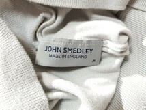  メンズ M ジョンスメドレー 最高級コットン タートルネックセーター HAWLEY CLOUD 薄グレー JOHN SMEDLEY イギリス製★_画像3