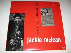 ★名盤！McLEAN'S SCENE／JACKIE McLEAN ◆NEW JAZZ ◆ 録音 Van Gelder ジャッキー・マクリーン／レッド・ガーランド　入手困難！