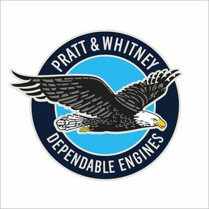 PRATT AND WHITNEY Dependable Engines Sticker large size ステッカー