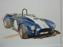 ★BOWイラスト額■シェルビーコブラ289 レーシング■No.118■Shelby Cobra289 Racing■_画像2