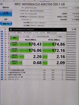 500GB 内蔵型 3.5インチ SATAハードディスク WD5000AZLX 382回 3374時間 HDD WesternDigital 正常 中古品_画像4