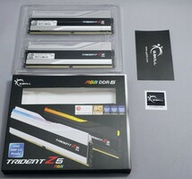 G.SKILL Trident Z5 RGB　DDR5-6000 CL36 XMP　16GB×2枚 計32GB_画像1