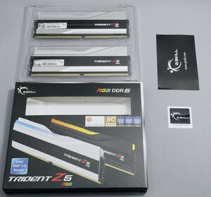 G.SKILL Trident Z5 RGB DDR5-6000 CL40 XMP 16GB×2 sheets total 32GB