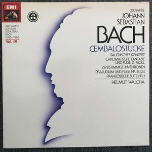 LP レコード　J.S.BACH CEMBALOSTUCKE 29-0372-1 海外版　レトロ　ヴィンテージ