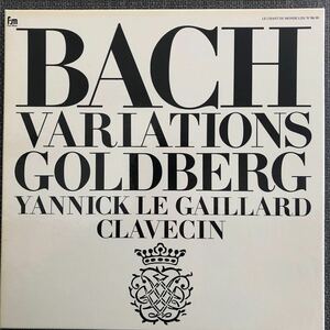 LPレコード　J.S.BACH VARIATIONS GOLDBERG LDX-78788〜89 海外版　ハードケース　レトロ　ヴィンテージ