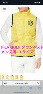 FILA GOLF フィラゴルフ　ダウンベスト　メンズ用　Lサイズ