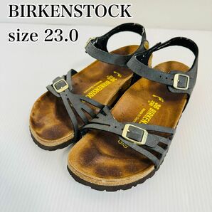 【美品】ビルケンシュトック　バリ スムースレザー ストラップ サンダル　23.0 BIRKENSTOCK 36 ブラウン　完売品