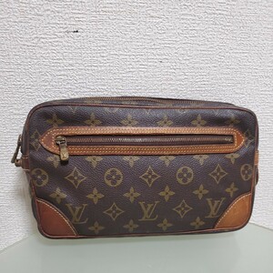 LOUIS VUITTON ルイヴィトン マルリードラゴンヌ レザー セカンドバッグ クラッチバッグ 正規品 高級 モノグラム ブラウン