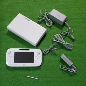 Wii U 本体 32GB WUP-101 GamePad ゲームパッド WUP-010 シロ ホワイト 動作確認済み 初期化済み オススメ(*^^*) Nintendo 任天堂