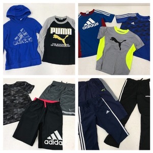 FS-289　子ども服【　スポーツウェア　男の子SET　サイズ限定140cm　☆11着　】PUMA・adidas・NIKE☆大量☆古着☆おまとめ福袋