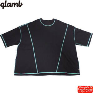 完売■glamb リバーシブル オーバーロック ビッグシルエット カットソー◆オーバーサイズ Tシャツ ユリウス N/07 TVA ヴィリジアン DEVOAの画像6