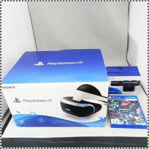 【 ジャンク 】 北米版 PlayStation VR 本体 PlayStation Camera CUH-ZEY2J DEMO DISK 付き HA031012