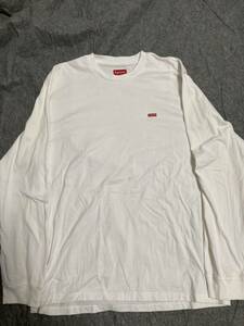 シュプリーム small box logo L/S Tee スモール ボックスロゴ クルーネック ロンT 