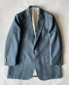 USA производства Chaps by RALPH LAUREN Ralph Lauren 70s Vintage голубой серый 2. блейзер tailored jacket золотой . темно-синий пятно America производства 