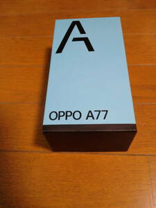 ★即決　新品未使用品　oppo A77 ブルー　SIMフリー　本体・付属品一式　 6.5インチ メモリー4GB ストレージ128GB 